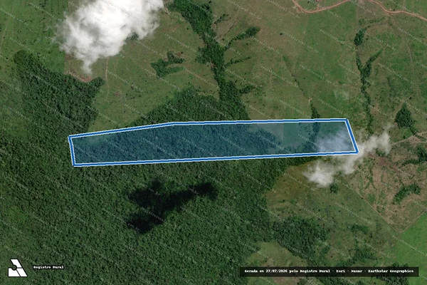 Imagem de satélite de FAZENDA DOIS IRMÃOS - Parte 1 em Goianésia do Pará - PA