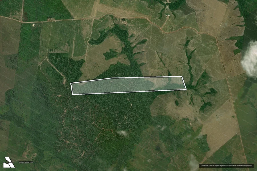 Imagem aérea do item B