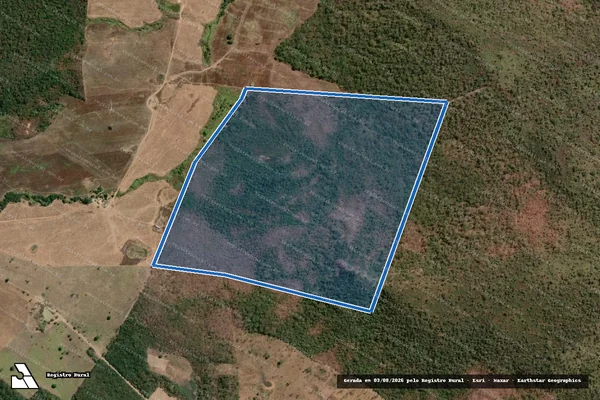 Imagem de satélite de FAZENDA CEM MIL RÉIS - Parte 1 em Grajaú - MA