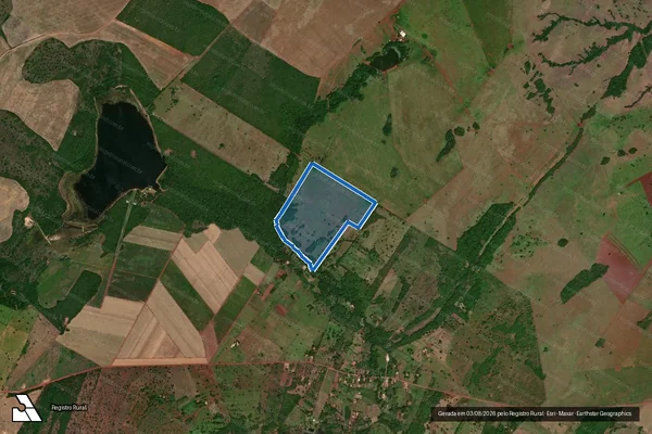 Imagem de satélite de Fazenda Santa Rita de Cassia - Parte 1 em Jangada - MT