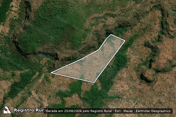Imagem de satélite de FAZENDA SERRA DO RAIZ - Parte 2 em Carolina - MA
