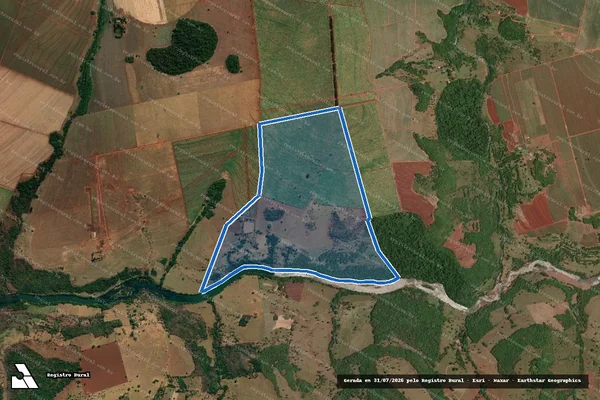 Imagem de satélite de FAZENDA SANTA FÉ - Gleba 02 em Canápolis - MG