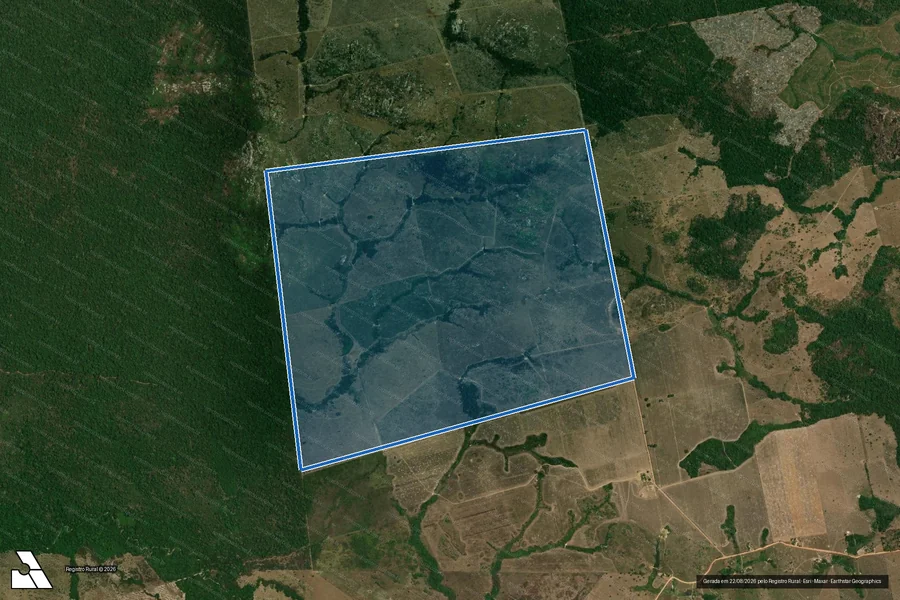 Imagem aérea do item B