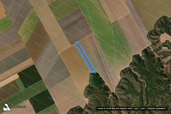 Imagem de satélite de FAZENDA SÃO CRISTÓVÃO - Parcela 1 em Chapada Gaúcha - MG