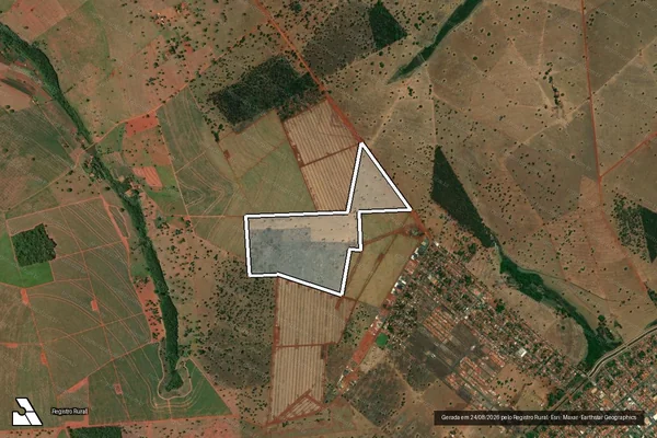 Imagem de satélite de FAZENDA LAS VEGAS - GLEBA 01 em Santa Vitória - MG