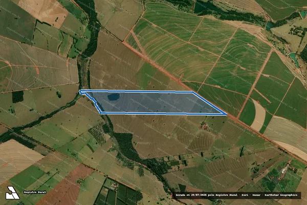 Imagem de satélite de Fazenda Gonçalves - Matrícula 13030 em Guairaçá - PR