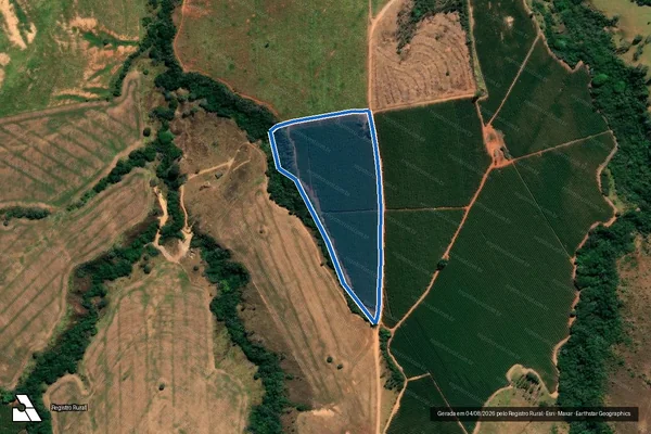 Imagem de satélite de Fazenda Cruz de Pedra - Parte 1 em Piumhi - MG