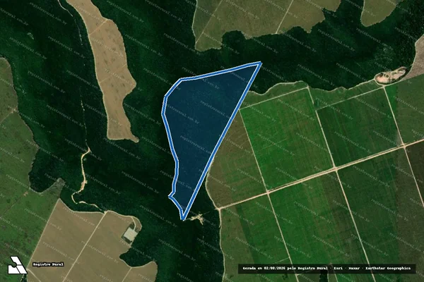 Imagem de satélite de FAZENDA POÇO - Parte 3 em Jequiá da Praia - AL