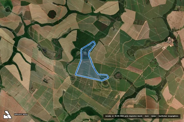 Imagem de satélite de FAZENDA NOVA RECREIO - Gleba 4 em Avanhandava - SP