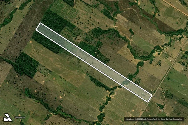 Imagem de satélite de LOTE 06 DA GLEBA 06 P.F JARU OURO PRETO - LOTE 06/A GLEBA 06 em Theobroma - RO