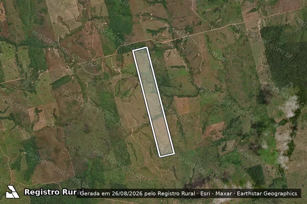Imagem de satélite de FAZENDA BELÉM - Parte 1 em Goianésia do Pará - PA