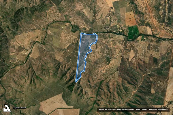 Imagem de satélite de FAZENDA BARRIGUDA, LUGAR CONFINS - 001 em Buritis - MG