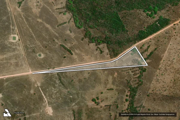 Imagem de satélite de FAZENDA PE DO MORRO LOTE 9 PARTE 2 - Lote 9 parte menor em Babaçulândia - TO