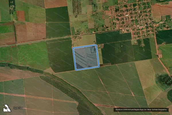 Imagem de satélite de SITIO SÃO JOSÉ - Parte 1 em Ivinhema - MS