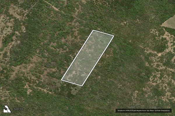 Imagem de satélite de Projeto de Assentamento Sítio Carmo - Lote 13 - Parte 1 em Mossoró - RN
