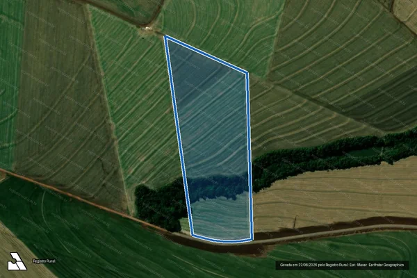 Imagem de satélite de Lote 02-C-A oriundo da unificaçãodos lotes 2-C e 2-C-1 da Gl. 06, Col. Pindorama - Lote 02-C-A oriundo da unificaçãodos lotes 2-C e 2-C-1 da Gl. 06, Col. Pindorama em Nova Aurora - PR