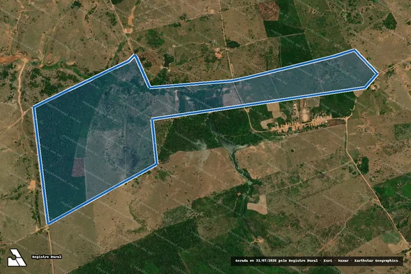Imagem de satélite de Fazenda São Raimundo - Lote 85 - Parcela 1 em Amarante do Maranhão - MA