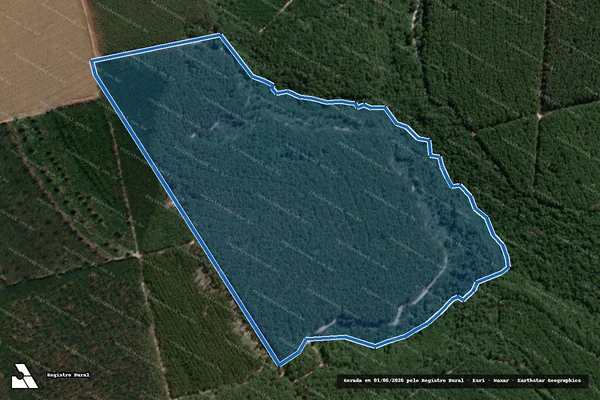 Imagem de satélite de Sítio Bom Jesus - Parte 1 em Guareí - SP