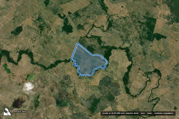 Imagem de satélite de FAZENDA PALESTINA - Parte 1 em Itarantim - BA