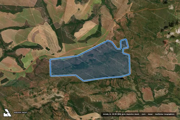 Imagem de satélite de FAZENDA JABUTI - Parte 1 em Torixoréu - MT
