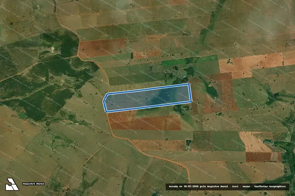 Imagem de satélite de SÍTIO SANTA ROSA - Parcela 1 em Ribeirão dos Índios - SP