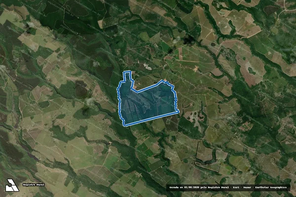 Imagem de satélite de FAZENDA NOSSA SENHORA DO CARMO I - 001 em Porto Seguro - BA