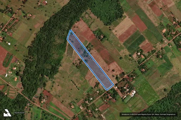 Imagem de satélite de Fazenda Pouso Alegre Gleba A ? Lote 40 - Parte 1 em Campo Grande - MS
