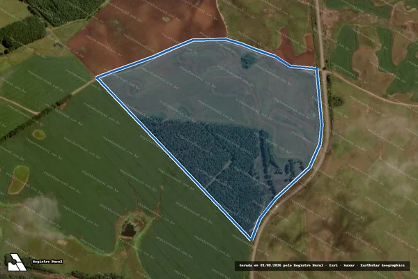 Imagem de satélite de FAZENDA RINCÃO DO CHECHEU - Parcela 02 em Água Doce - SC