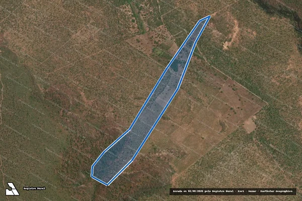 Imagem de satélite de FAZENDA CABECEIRA DA PRATINHA - DATA PRATINHA em Uruçuí - PI
