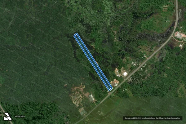 Imagem de satélite de PIC BELA VISTA - GLEBA 03A - LOTE 119 - PIC Bela Vista em Manacapuru - AM