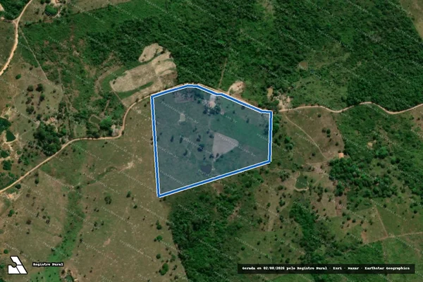 Imagem de satélite de PA. ESCADA  ALTA LOTE 65 - Parte 1 em Marabá - PA