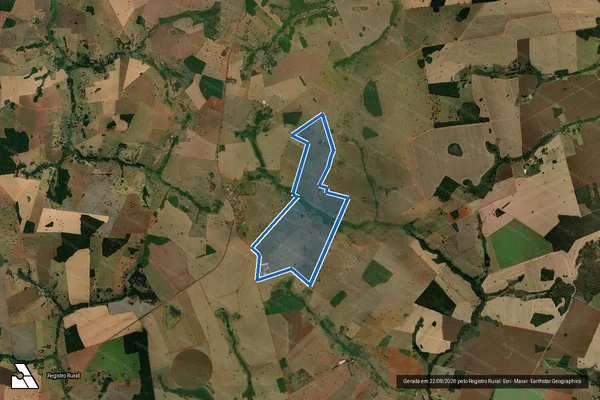 Imagem de satélite de FAZENDA SANTO ANTÔNIO / 001 em Firminópolis - GO