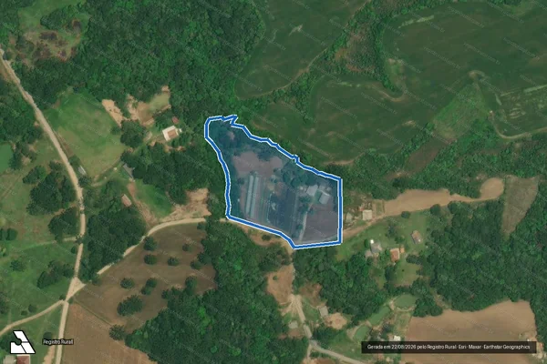 Imagem de satélite de SANTO AMARO - Gleba 01 em Lapa - PR