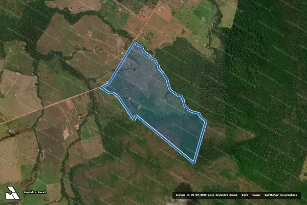 Imagem de satélite de FAZENDA RAPOSA VERMELHA em Nova Canaã do Norte - MT