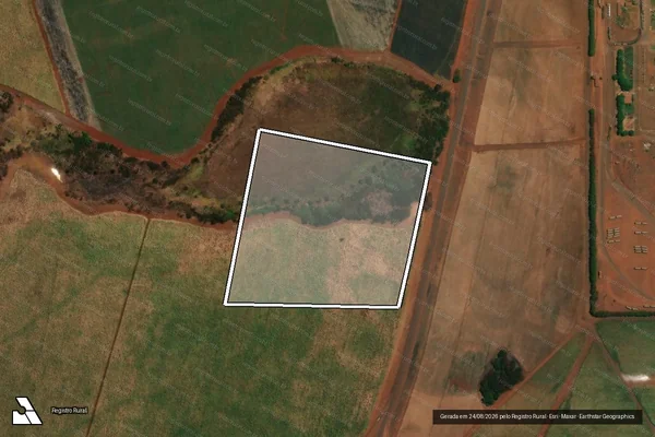 Imagem de satélite de FAZENDA CANADÁ I - PARCELA 02 - GLEBA 01 em Edéia - GO