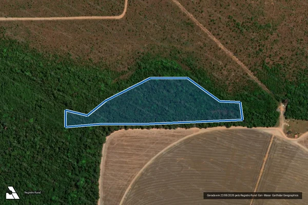 Imagem de satélite de RESERVA VIII e IX - LOTE RURAL 41 II em Balsas - MA