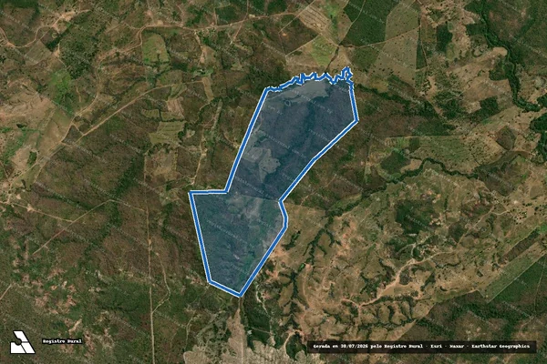 Imagem de satélite de FAZENDA AROEIRA em Sambaíba - MA