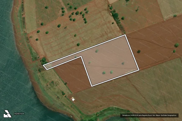 Imagem de satélite de FAZENDA SÃO JOSÉ DO PARANAÍBA ? LUGAR DEN.: BÁLSAMOS E MUQUÉM ? GLEBA 06 - FAZENDA SÃO JOSÉ DO PARANAÍBA ? LUGAR DEN.: BÁLSAMOS E MUQUÉM ? GLEBA 06 em Tupaciguara - MG