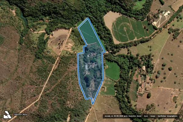 Imagem de satélite de FAZENDA RECANTO DE JEQUITIBÁ - Parcela 1 em Jequitibá - MG