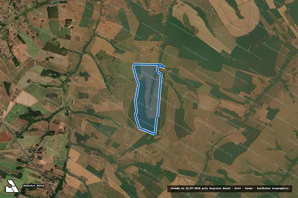 Imagem de satélite de FAZENDA ZM - Gleba A em Tanabi - SP