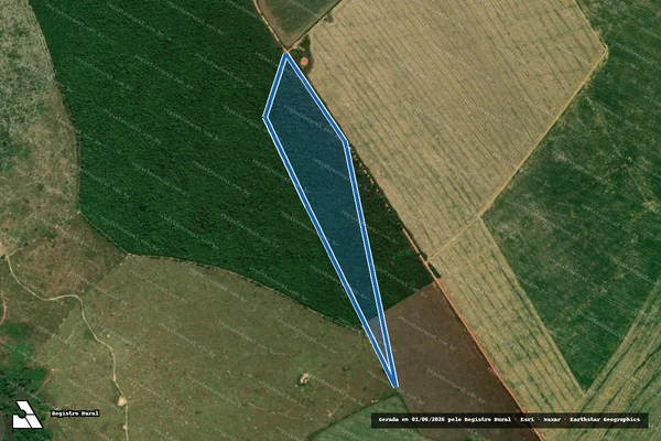 Imagem de satélite de GLEBA NOVO CÓRREGO PORANGUETÊ - Parte 2 em Itinga do Maranhão - MA