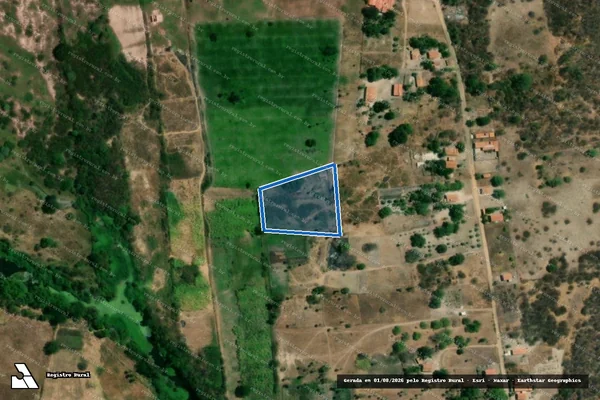 Imagem de satélite de LOTE 0480 - SÍTIO CATOLÉ  - Parte 1 em Juazeiro do Norte - CE