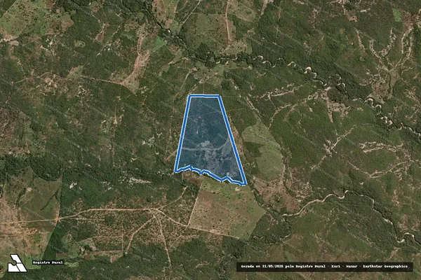 Imagem de satélite de FAZENDA BARRA MANSA (PARTE) - Parcela 1 em Paranã - TO