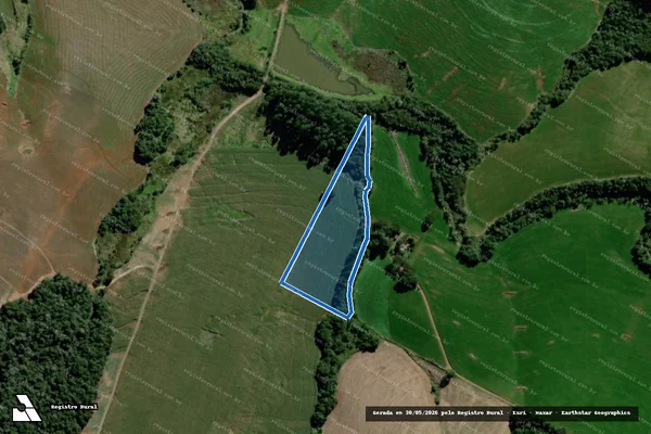 Imagem de satélite de Fazenda Flor da Mata - Matrícula 10859 em Arapoti - PR