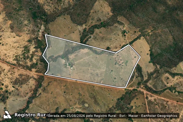 Imagem de satélite de PA MANGAL ? LOTE 74 - PARTE 2 em Natalândia - MG