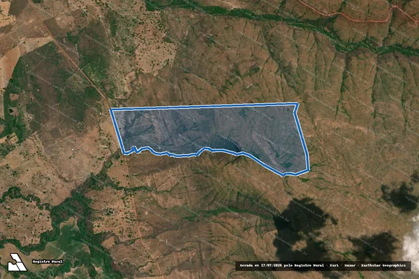 Imagem de satélite de FAZENDA OURO PRETO - Gleba 02 em Alvorada do Norte - GO