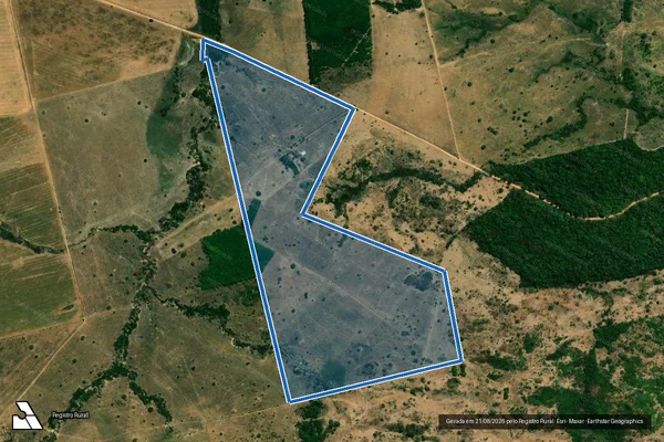 Imagem de satélite de FAZENDA TRÊS BARRAS II - Gleba   A em Vila Rica - MT