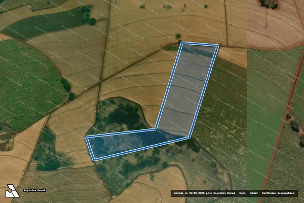 Imagem de satélite de Fazenda Barrinha - Parte 2 em Cravinhos - SP