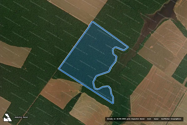 Imagem de satélite de Fazenda São Roque  - Lotes nº 34-1 e 34/A-1 em Sinop - MT