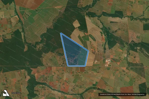 Imagem de satélite de Estancia Santa Izabel - Estancia Santa Izabel em Presidente Bernardes - SP